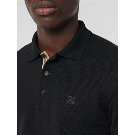 burberry polo long sleeve|burberry black long sleeve shirt.